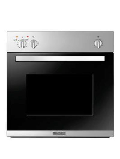 Baumatic Bo610.5Ss 60Cm Built-In Single Gas Oven - Stainless Steel